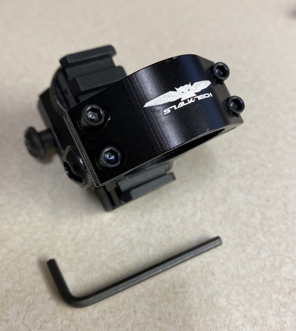 Windage / Elevation Adjustable Flashlight Mount
