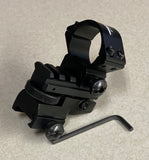 Windage / Elevation Adjustable Flashlight Mount